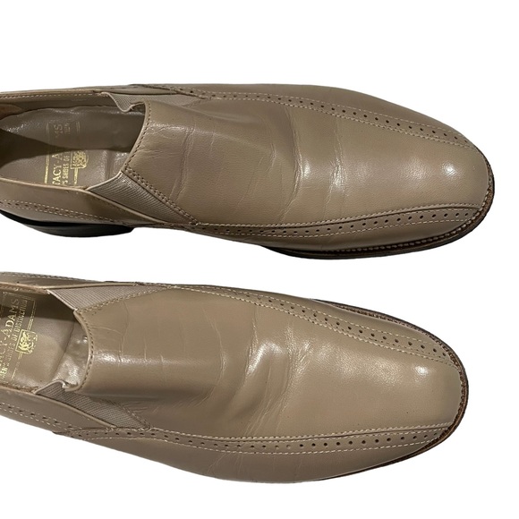 Stacy Adams Madison Taupe Leather Slip On Loafer, Sz 7.5 - Picture 7 of 13